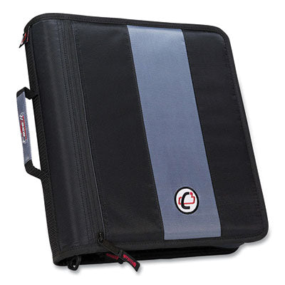 Case it Classic Zipper Binder | 2" Black/Gray
