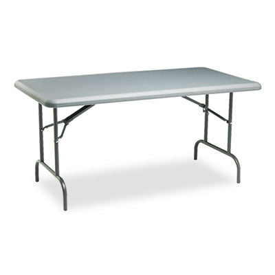 Industrial Folding Table | 60"x30" Charcoal