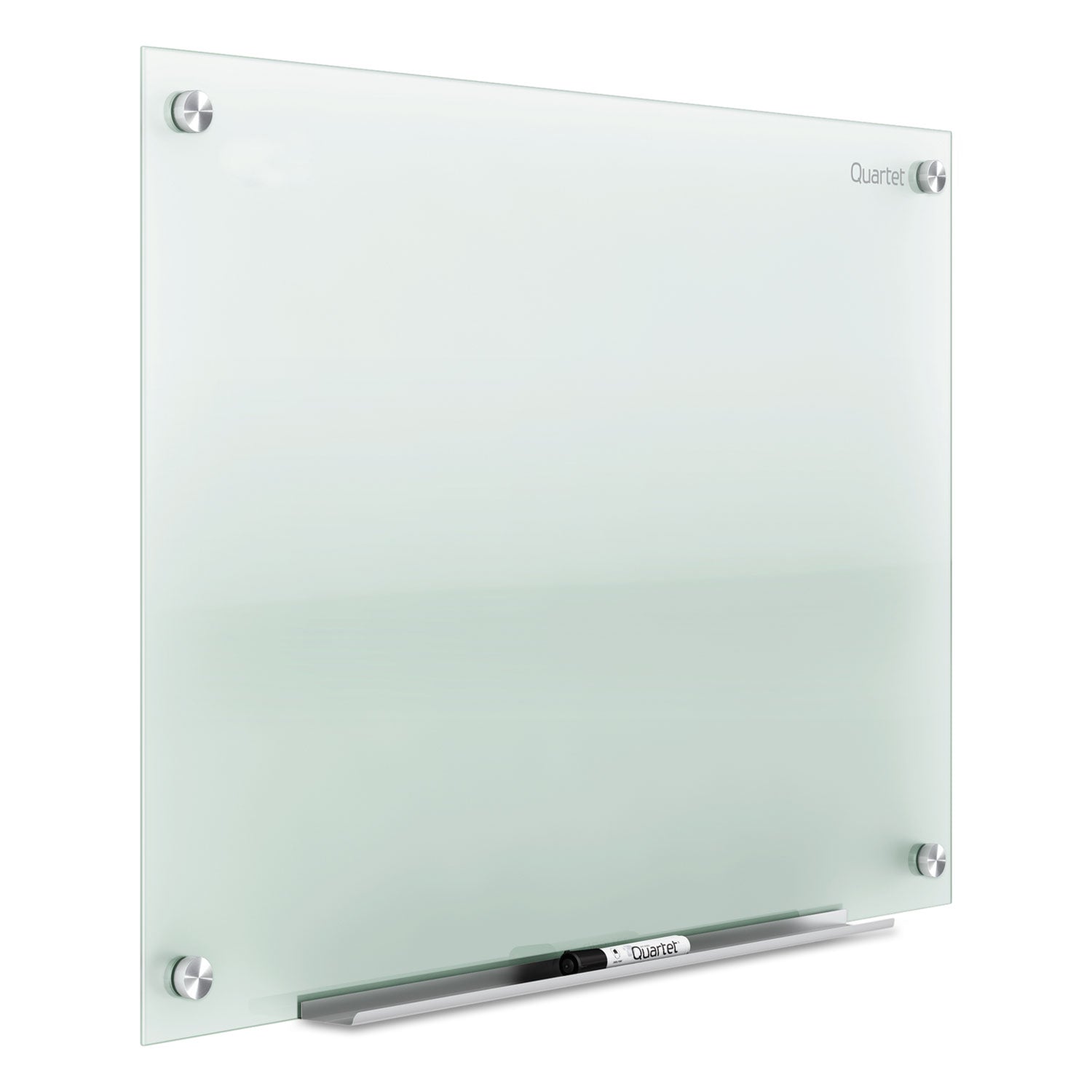 Quartet® Infinity Glass Marker Board, 72" x 48", Frost Surface