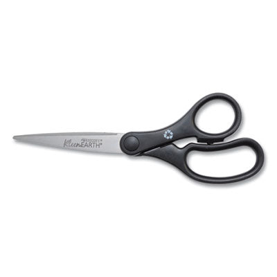 KleenEarth Basic Plastic Handle Scissors | 7" Black