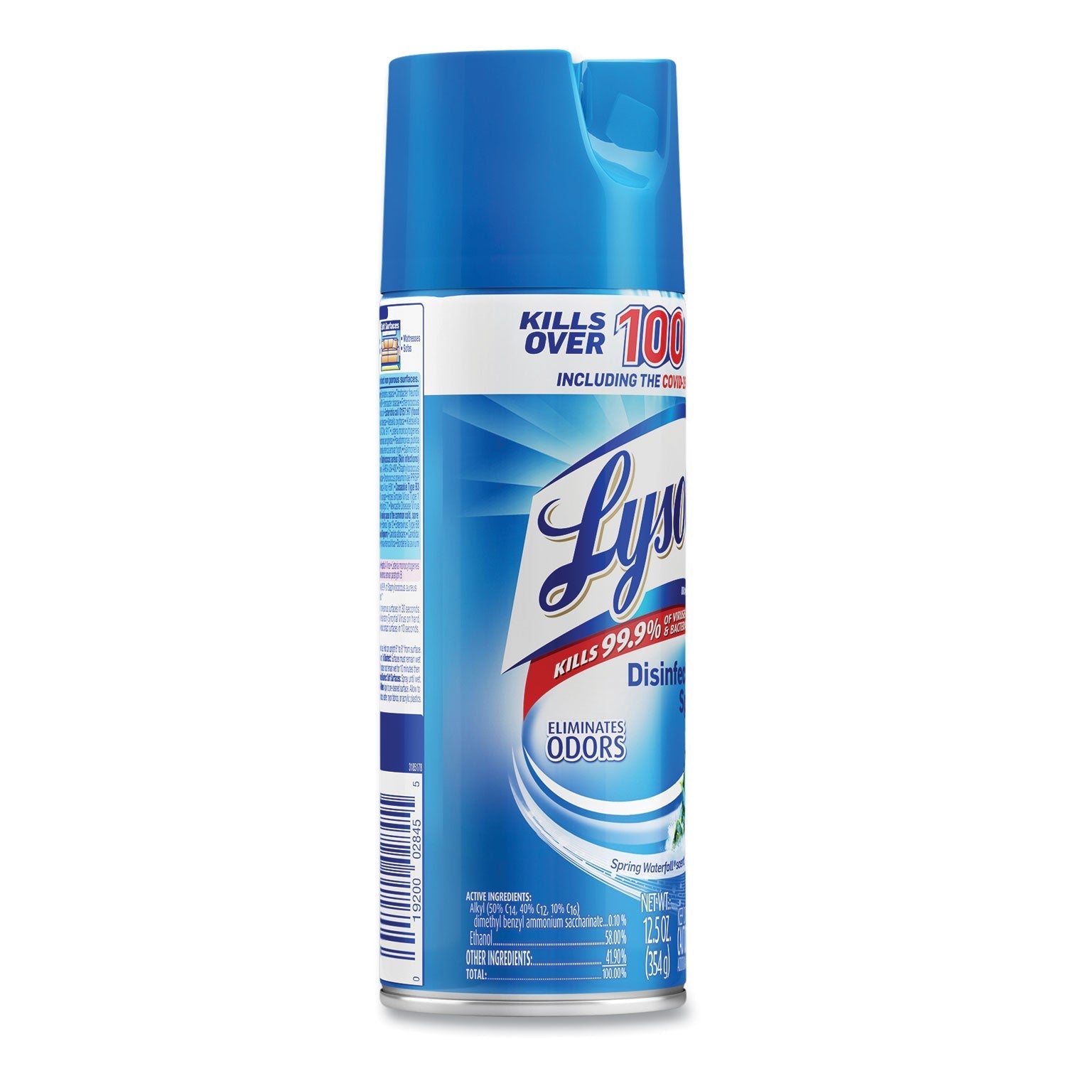 LYSOL® Brand Disinfectant Spray, Spring Waterfall Scent, 12.5 Oz Aerosol Spray
