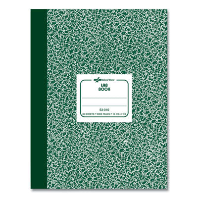 National Lab Notebook | 96 Sheets, Green Marble