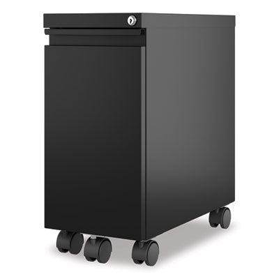 Zip Mobile Pedestal File | 1-Drawer, Black