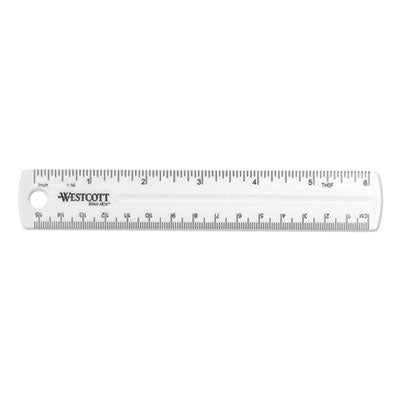 Transparent Plastic Ruler | 6" | Clear | Westcott®