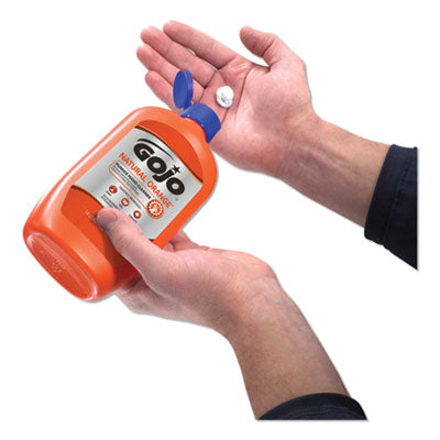 GOJO® NATURAL ORANGE Pumice Hand Cleaner, Citrus Scent, 14 oz
