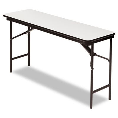 Commercial Folding Table | 60"x18", Gray Top