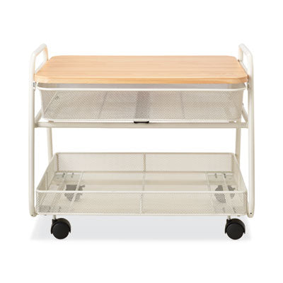 Onyx Under Desk Machine Stand | White | Safco