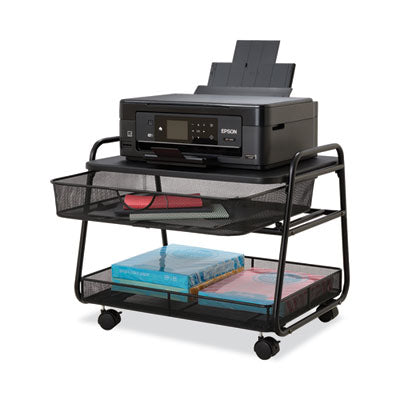 Onyx Under Desk Machine Stand | Black | Safco