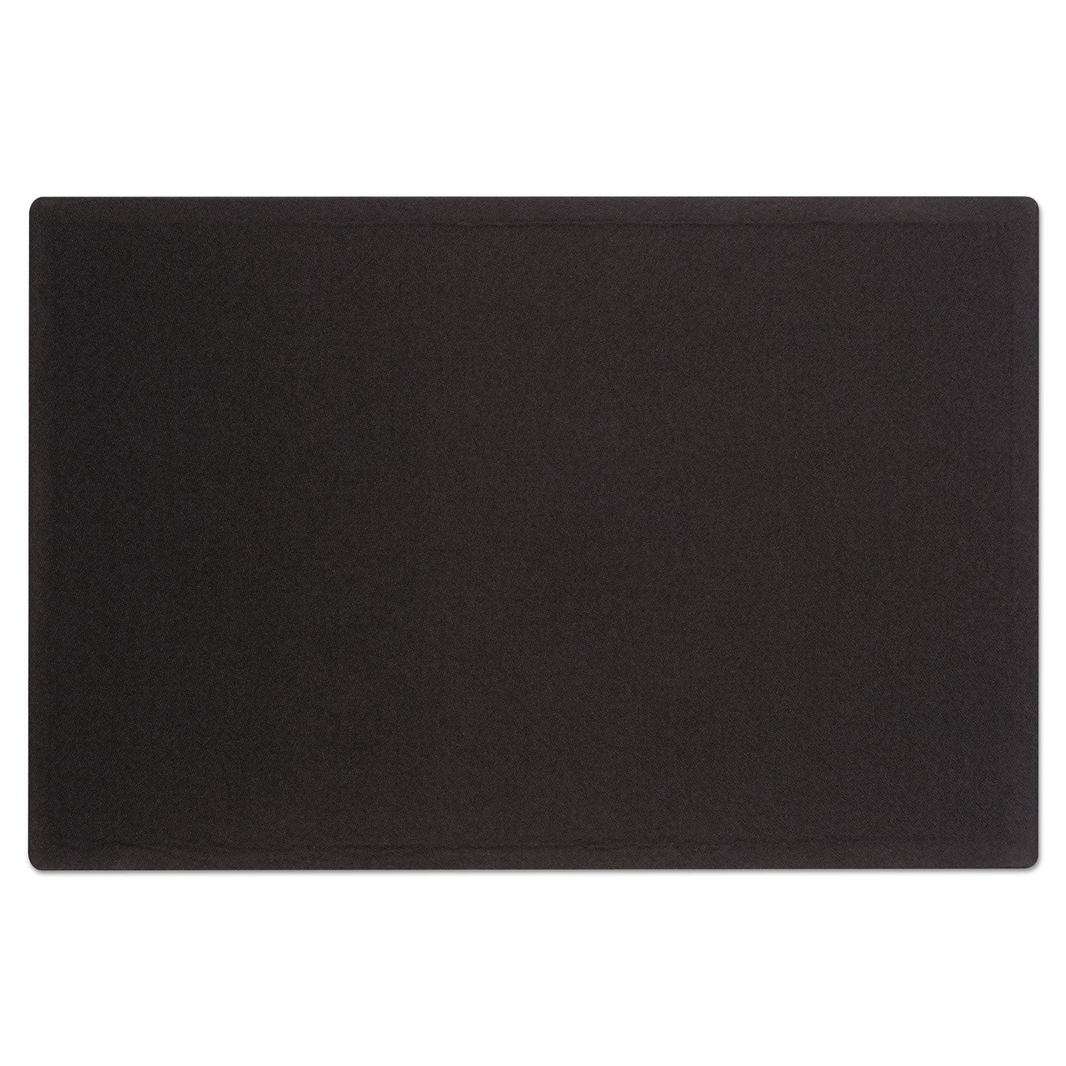Quartet® Oval Office Fabric Board, 36" x 24", Black Surface