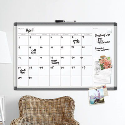 Magnetic Dry Erase Calendar | Monthly, 48x36