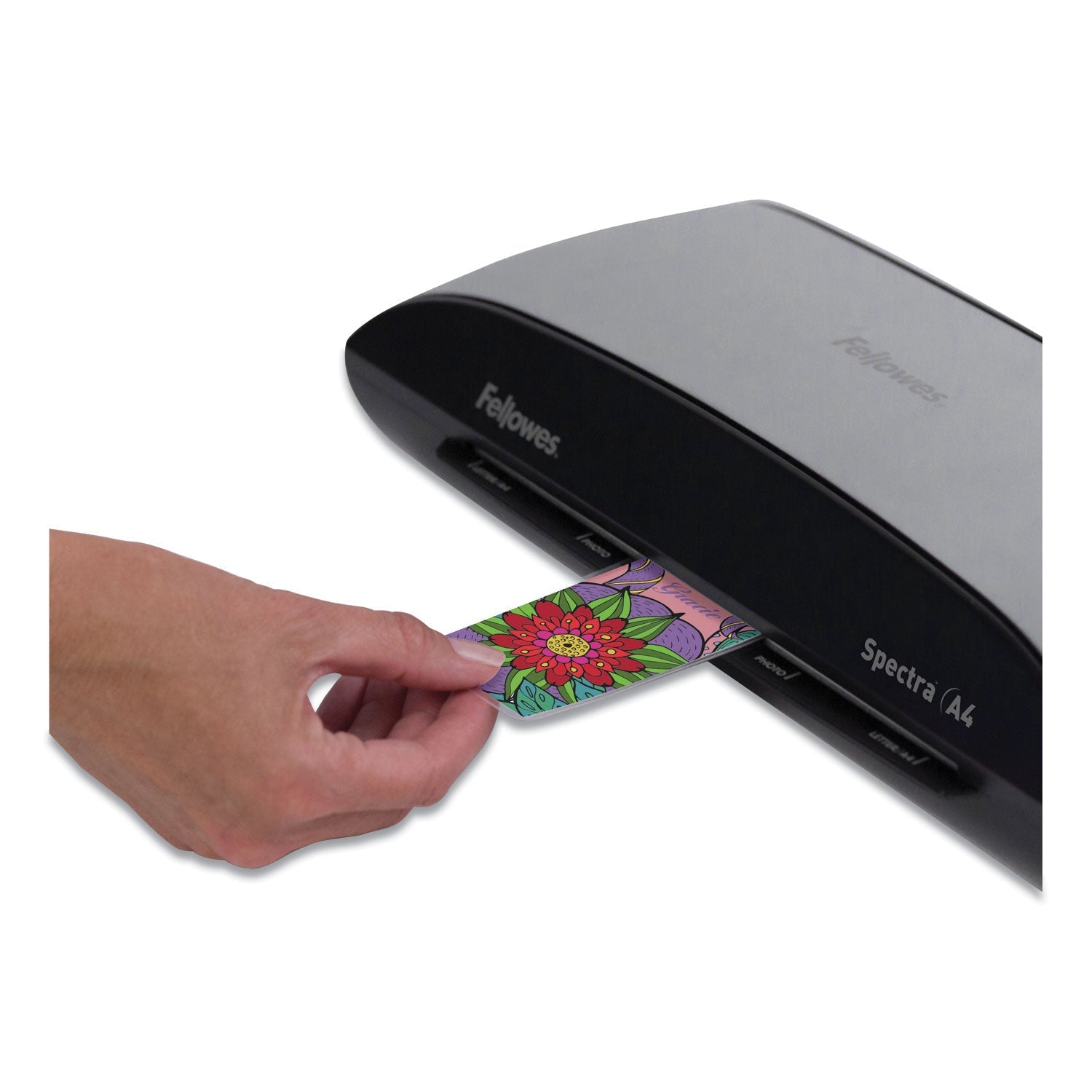 Fellowes® Laminating Pouches, 5 Mil, 3.75" X 2.25", Gloss Clear, 100/pack