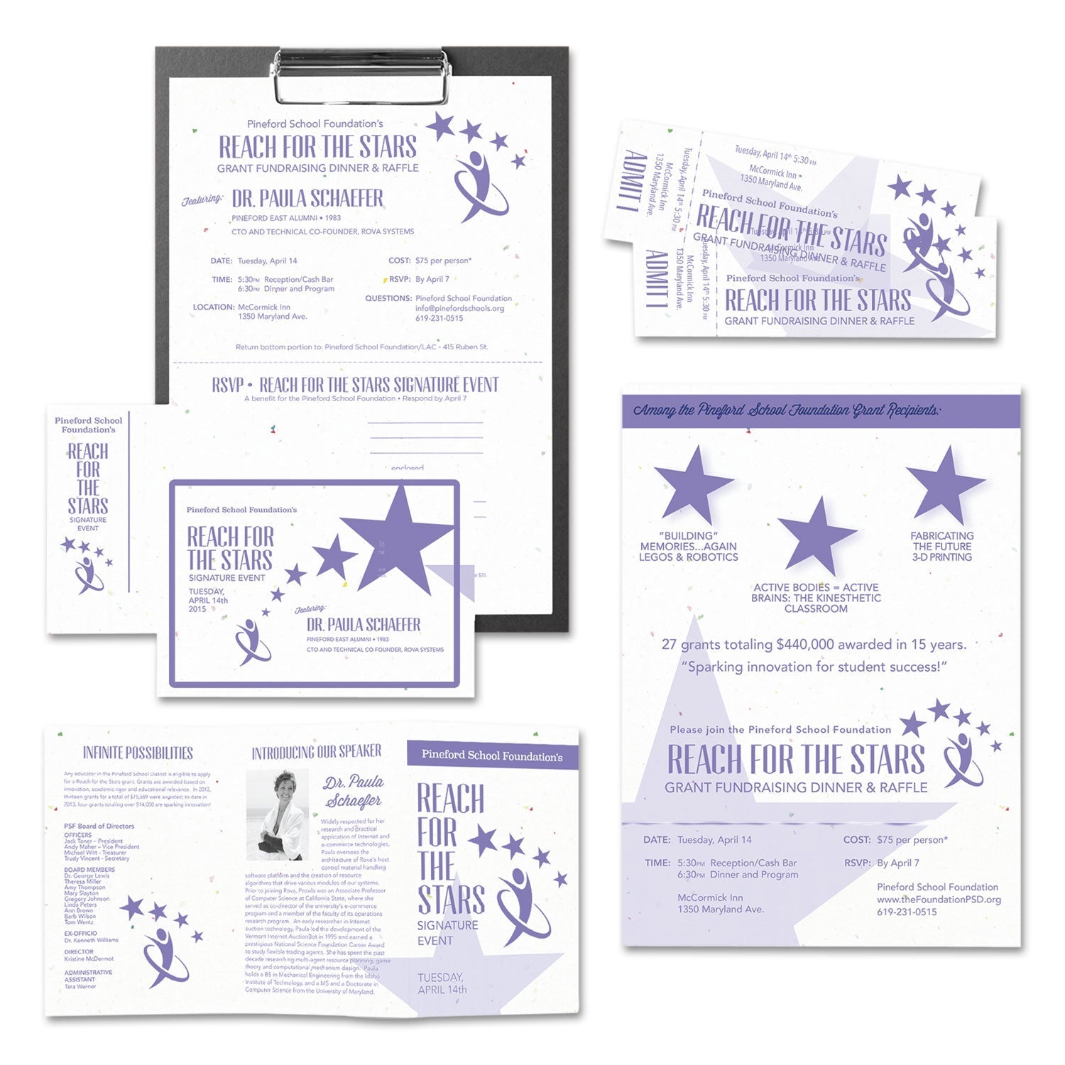 Astrobrights® Color Cardstock, 65 lb Cover Weight, 8.5 x 11, Stardust Flecked White, 250/Pack
