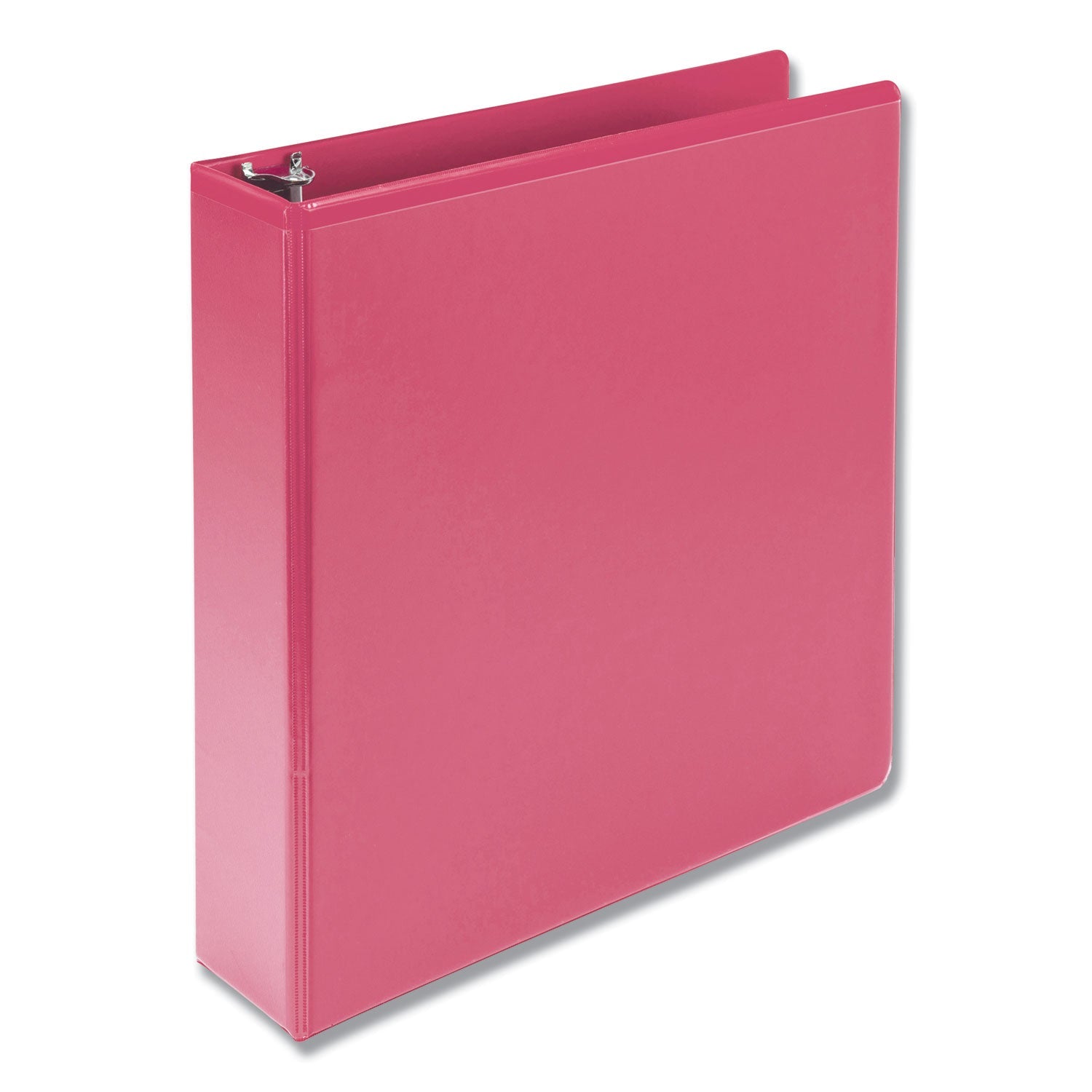 Samsill® Earth's Choice Plant-Based Durable Fashion View Binder, 3 Rings, 2" Capacity, 11 x 8.5, Berry, 2/Pack
