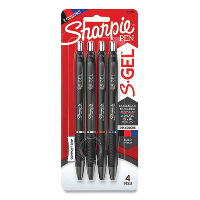 S-Gel High-Performance Gel Pen | Assorted, 4/Pack