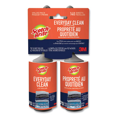 Everyday Clean Lint Roller | 70-Sheet, 2-Pack