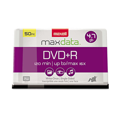 Maxell DVD+R High-Speed Recordable Disc | 50/Pack