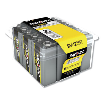 Rayovac Ultra Pro Alkaline 9V Batteries | 12/Pack
