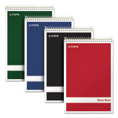 TOPS Steno Pad | Gregg Rule Assorted 4/Pack