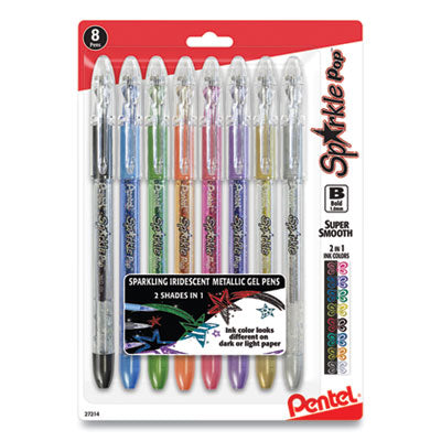 Sparkle Pop Metallic Gel Pen Set | Assorted, 8/Pk