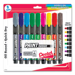 Opaque Bullet Tip Paint Markers | 9/Pack