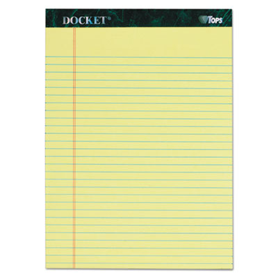 TOPS Docket Ruled Perforated Pads | 6/Pack