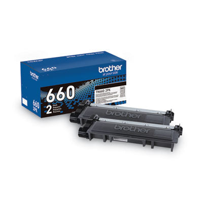 Brother TN6602PK High-Yield Toner | Black, 2-PK