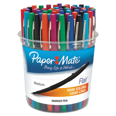 Point Guard Flair Felt Tip Pen | Bold, 48-Pack