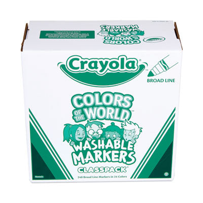 Ultra-Clean Washable Marker Classpack | 192-Pack