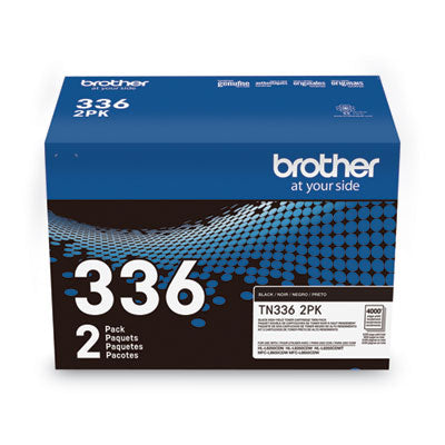 Brother Tn3362pk High-Yield Toner, 4,000 Page-Yield, Black, 2/pack