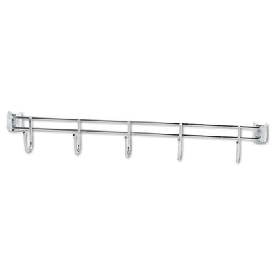 Hook Bars For Wire Shelving | 5-Hooks, 2-Pack