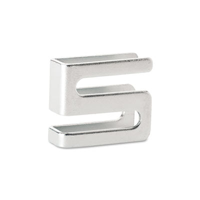 Wire Shelving S Hooks | Metal, Silver, 4-Pack
