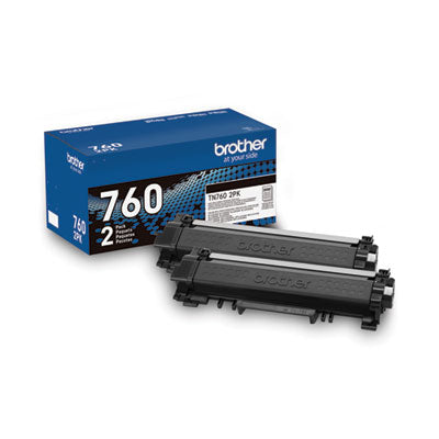 Brother TN7602PK High-Yield Toner | Black, 2-PK