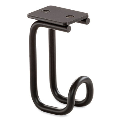 Safco Table Hooks | 24-Pack, Black