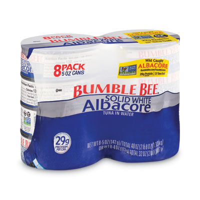 Bumble Bee® Solid White Albacore Tuna in Water, 5 oz Can, 8/Pack - Bloom Skins