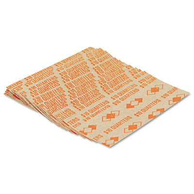 Tubular Coin Wrappers | For Quarters, 1000-Pk