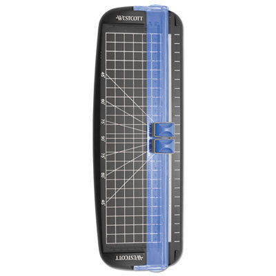 Westcott® Multi-Purpose Personal Trimmer, 10 Sheets, 12" Cut Length, Plastic Base, 6.38 X 12 - Bloom Skins
