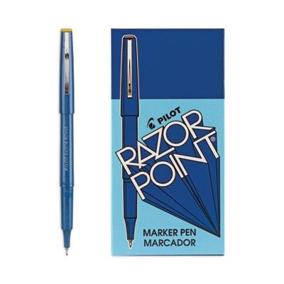 Razor Point Fine Line Pen | Blue, Dozen