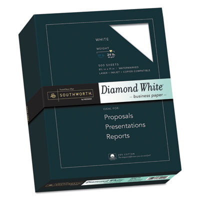 25% Cotton Diamond White Business Paper | 500/Rm