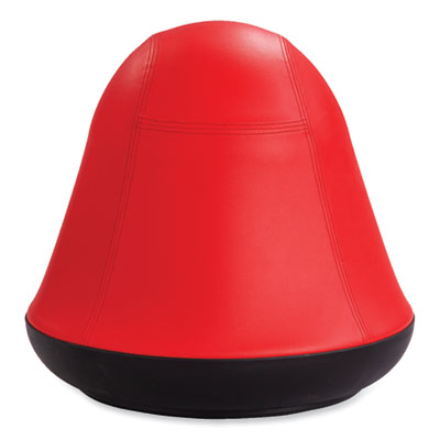 Safco Runtz Swivel Ball Chair | Red Vinyl