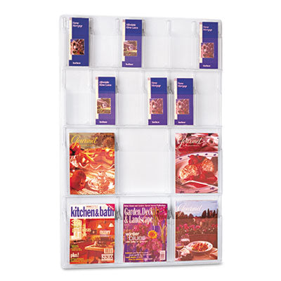 Reveal Clear Literature Displays | 18 Compartment