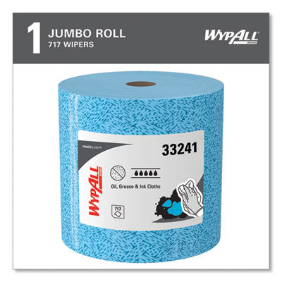 Oil, Grease and Ink Cloths | Jumbo Roll, Blue