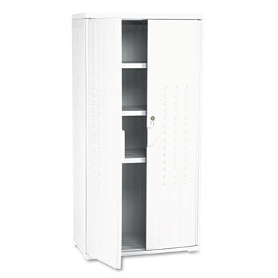 Rough n Ready Storage Cabinet | 3-Shelf, Platinum