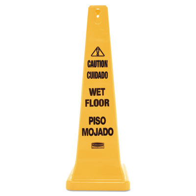 Multilingual Wet Floor Safety Cone | 36"