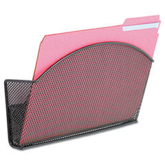 Onyx Magnetic Mesh Panel File Pocket | Black