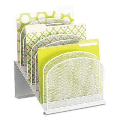 Onyx Mesh Desk Organizer | Tiered, 8 Sections
