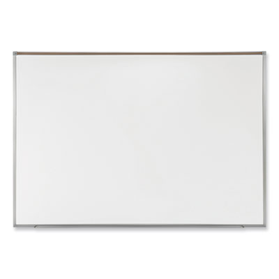 Ghent Proma Magnetic Porcelain Projection Whiteboard with Aluminum Frame, 72.5" x 48.5", White Surface, Satin Aluminum Frame - Bloom Skins