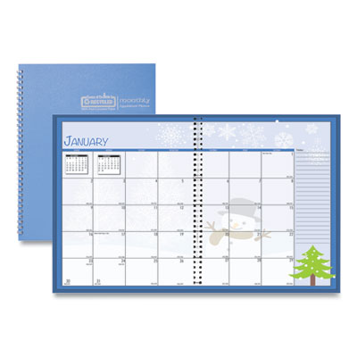 Seasonal Monthly Planner | 10x7, 12-Month 2025