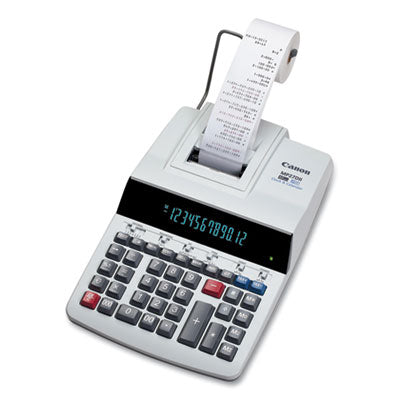 Canon® Mp27dii 12-Digit Desktop Printing Calculator, Black/red Print, 4.8 Lines/sec