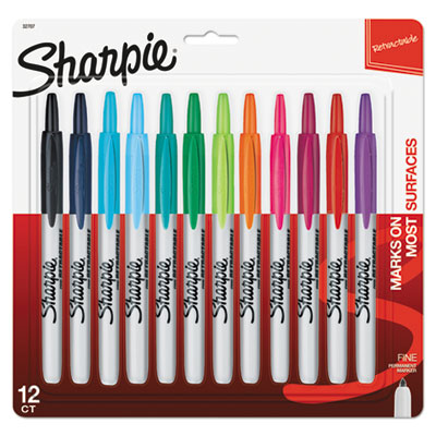 Sharpie Retractable Permanent Marker | 12/Set