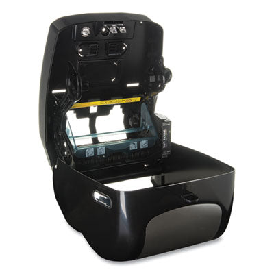 San Jamar® Tear-N-Dry Touchless Roll Towel Dispenser, 16.75 X 10 X 12.5, Black/silver - Bloom Skins
